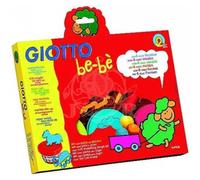 GIOTTO BE-BE Pâte à jouer à base d'ingrédients naturels, pour développer la dextérité. Ne tache pas. 2+