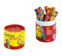 GIOTTO be-bè - Pot 10 maxi crayons de couleur