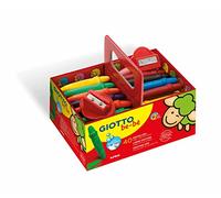 Craie A La Cire Bebe Incassable + 2 Taille Crayons - Boite De 40