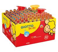 GIOTTO be-bè - Schoolpack 72 maxi crayons de couleur + 3 taille-crayons
