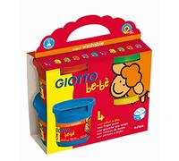 GIOTTO be-bè - Set gouache aux doigts - 4 pots de 150 ml