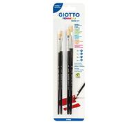 Giotto – Lot de 4 pinceaux plats Série 577 n°4/6/8/10 – Blister