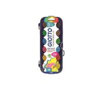 GIOTTO Acquerelli - Boîte 12 pastilles de gouache + 1 pinceau