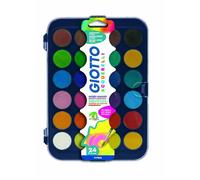 Giotto - Boite de 24 pastilles gouache, couleurs a