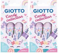 GIOTTO Candy Collection - Blister 2 sticks de 20g de colle (Lot de 2)