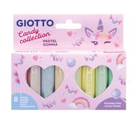 Giotto F232300 Lot de 8 crayons de couleur pastel