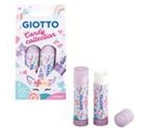 Giotto Candy Collection Pack de 2 Bâtons de Colle Moyens 20gr - Séchage Rapide - Adapté à un Usage Scolaire G