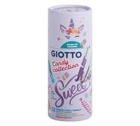 GIOTTO Candy Collection - Tube 12 feutres TURBO Soft Brush + 1 pinceau