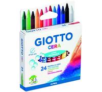 Giotto Crayons de cire Cera – Étui 24 crayons
