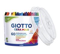 GIOTTO Cera Maxi - Pot 60 crayons cire