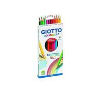 Giotto Crayons de couleur Colors 3.0 – Étui de 24