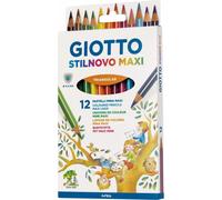 GIOTTO Crayon de couleur Stilnovo Maxi hex 12pcs