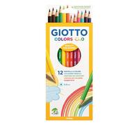 Giotto Crayons colorés Colors Smile - 12 pièces