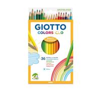Giotto Crayons colorés Colors Smile - 36 pièces