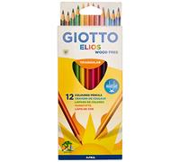 Giotto Crayons de couleur Elios Multicouleur 12 pièces