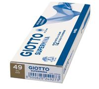 Giotto Crayons de couleur Supermina, 12 pièces, Mina 3,8 mm, couleurs assorties, haute qualité (Or)
