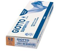 Giotto Crayons de couleur Supermina, 12 pièces, Mina 3,8 mm, Couleurs Assorties, Haute Qualité (Orange Fluo)