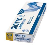 Giotto Crayons de couleur Supermina, 12 pièces, mine de 3,8 mm, couleurs variées, haute qualité (jaune ocre)