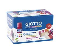 Giotto – Peinture acrylique Decor Acrylic – Assortiment 6 x 25 ml