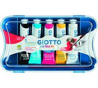 Giotto Peinture tempera Extrafine 327100 – boîte de tubes 5 x 21 ml (105 ml) Multicolore