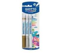 Giotto F014700 stylo-feutre Or, Argent, Blanc 3 pièce(s) G
