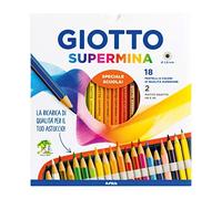 Giotto Fila Pastelli Supermina Ast 18 +2 Matite Lyra Temagraph In Grafite