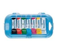 GIOTTO Fine Poster - Peinture - peinture à tempera - couleurs assorties - 10 ml (pack de 7) G