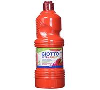 Giotto Flacon d'1 Litre de Gouache Liquide Couleur Rouge écarlate