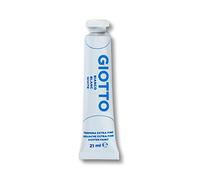 Giotto GouacheTempera en Tube, Blanc, 21 ml, Paquet de 6 pièces