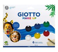 Giotto Lot de 6 flacons de peinture pour visage 5 ml
