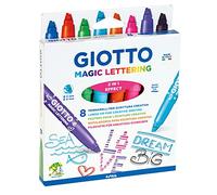 GIOTTO Magic Lettering - Etui 8 feutres pour écriture créative