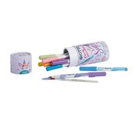 Giotto Feutres Candy Collection – Tube 12 feutres TURBO Soft Brush + 1 pinceau