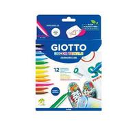 Giotto Marqueur Decor Textile Assorti 12 Unités