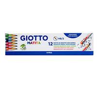 GIOTTO Matita - Etui 12 crayons graphite HB bout gomme