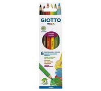 GIOTTO Mega - Etui 6 Crayons de Couleur