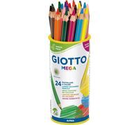 Giotto Mega Pot 24 Crayons De Couleur