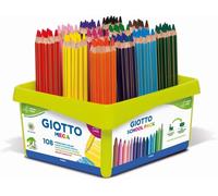Giotto Mega Pot 24 Crayons De Couleur