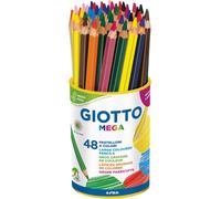 Giotto Mega Pot 24 Crayons De Couleur