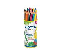 GIOTTO Mega - Pot 24 crayons de couleur