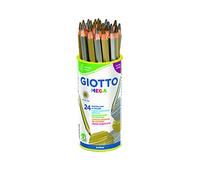 Giotto – Crayons de couleur – Mega – Or et Argent – Pot 24