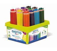 Giotto Crayons de couleur GIOTTO Mega Schoolpack 108 pièces