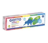 GIOTTO Patplume pâte à modeler végétale lavable ultra souple sans gluten - Lot de 10 pains de 50 g