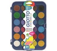 Giotto - Boite de 24 pastilles gouache, couleurs a