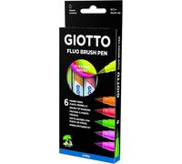 Giotto Pennarelli Turbo Soft Brush Fluo Conf. da 10 pz