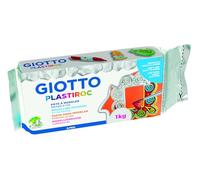 GIOTTO Plastiroc - Pain 1kg de pâte à modeler autodurcissante blanche