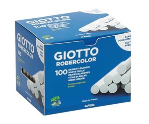 GIOTTO Robercolor - Boîte 100 craies blanches
