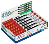 GIOTTO Robercolor Giant Marqueur pour tableau blanc Pointe biseautée Rouge env. 2-6 mm