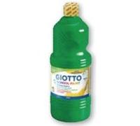 GIOTTO SCHOOL - Ensemble de peinture - 6 parties - gouache - 6 couleurs - blanc, jaune primaire, rouge écarlate, vert cinabre, cyan, noir - extra-fine - 1000 ml G
