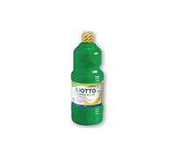 GIOTTO SCHOOL - Ensemble de peinture - 6 parties - gouache - 6 couleurs - blanc, jaune primaire, rouge écarlate, vert cinabre, cyan, noir -