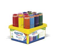 Giotto Schoolpack 526600 Paquet de 192 crayons Assortis